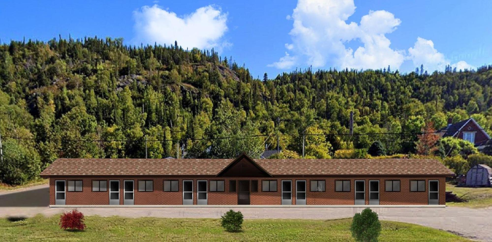 Sunset Motel Schreiber Екстериор снимка